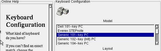 Keyboard Setup