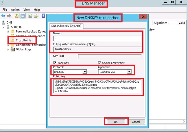 Importing DNSSec Public Keys