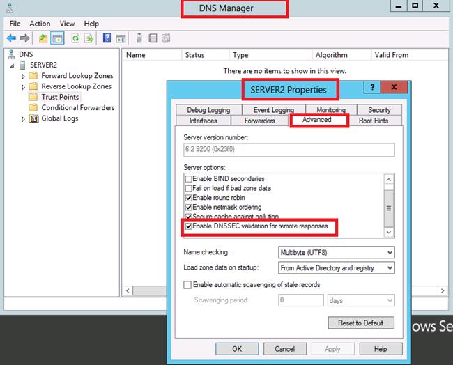 Digitally Signing Private DNS Server Zone Data